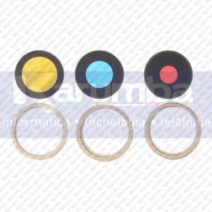 LENTE FOTOCAMERA APPLE IPHONE 14 PRO 14 PRO MAX BACK LENS FRAME BEZEL ORO GOLD